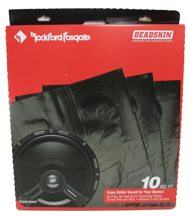 Rockford Fosgate 10 SQ FT Sound Deadening Door Kit for 2 Doors RFDS-DOOR