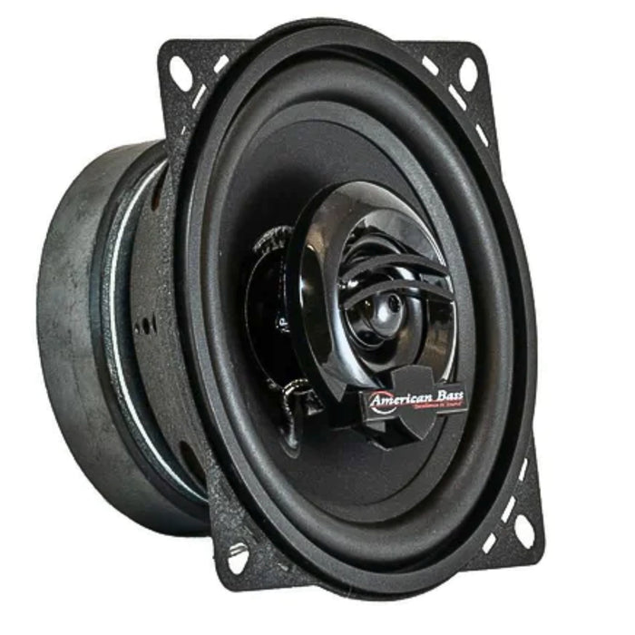 American Bass 4"Pair of Symphony Series Coaxial 90 Watts Max Coaxial Speakers