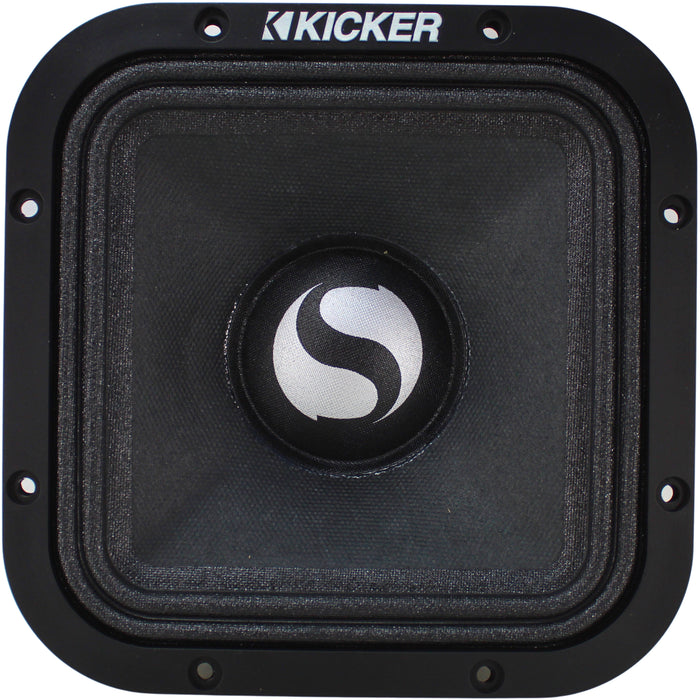 Kicker Street Series 7" 250W RMS 4-ohm SVC Square Midrange Speakers / 49ST7MR4