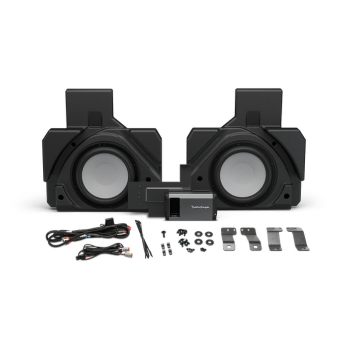 Rockford Dual Rear Sub and 1000W Amp Add-on Kit Can-Am X3 MAX 2017+ X317MAX-RSS