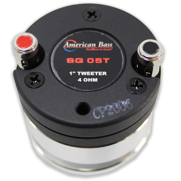 American Bass Car Audio 2x 6 Midrange Speakers SQ-6B & 2 Bullet Tweeters SQ-05T