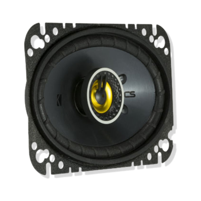 Kicker 4x6" Coaxial 2 Way Speakers 150W Peak 4 Ohm Car Audio Black 46CSC464