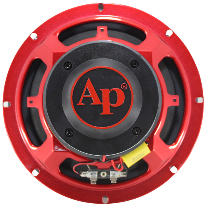 Audiopipe 8" 200W RMS 4 Ohm Red Eye Candy Compression Horn Midrange Coax Speaker
