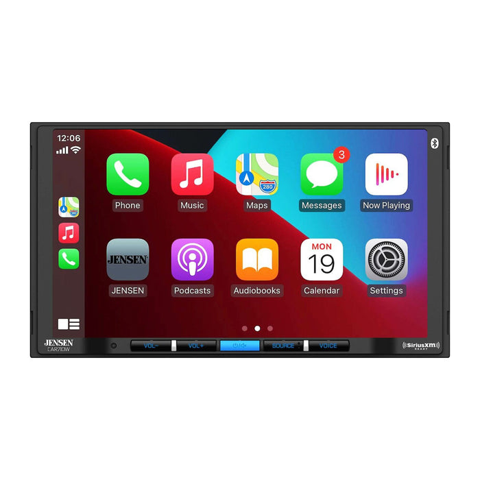 Jensen 7" Touchscreen Radio Bluetooth USB input SiriusXM Apple CarPlay