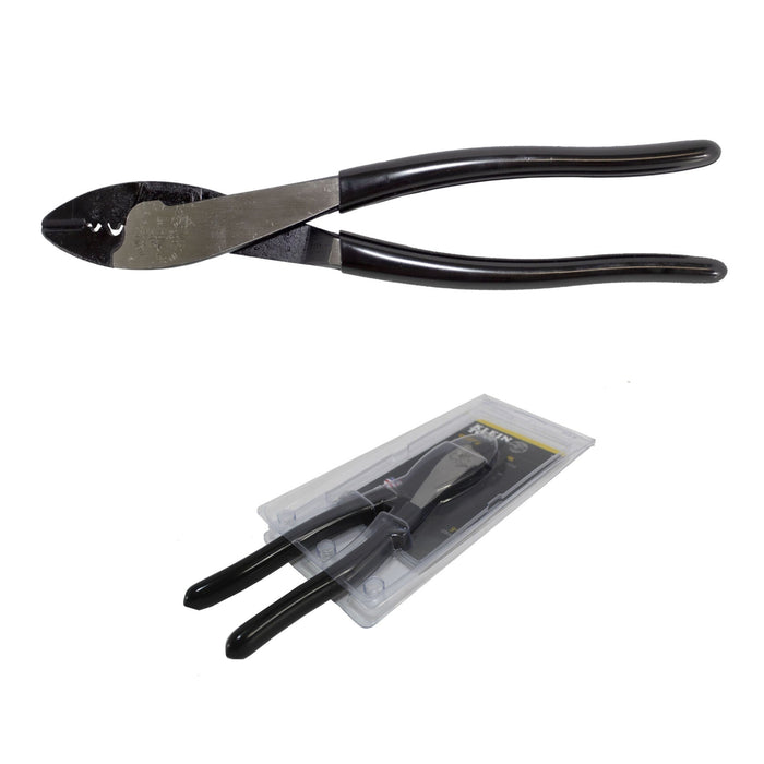 Klein Tools 9" Heavy Duty Wire Cutter Crimper 10-22 AWG + Wire Stripper Cutter