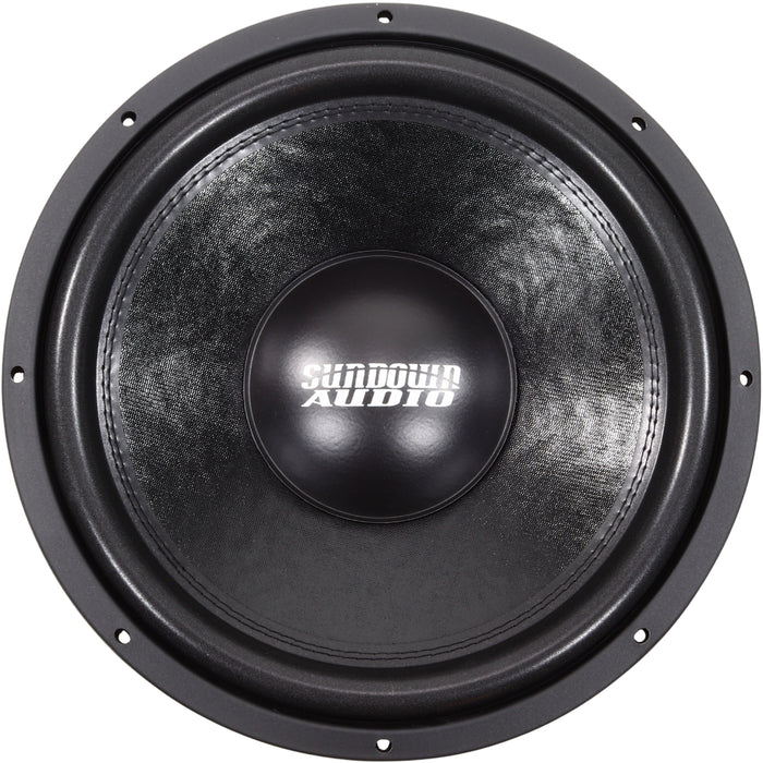 Sundown Audio 1000W Peak Dual 2 Ohm VC E Series V.4 15" Subwoofer E-V.4-15-D2