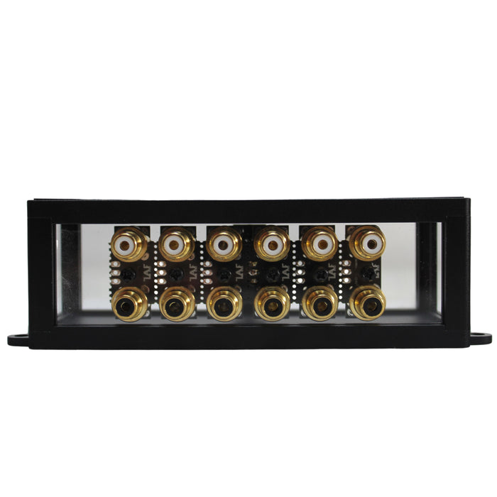 B2 Audio 1-to-6 Pair Cockbox RCA Splitter Distribution Block