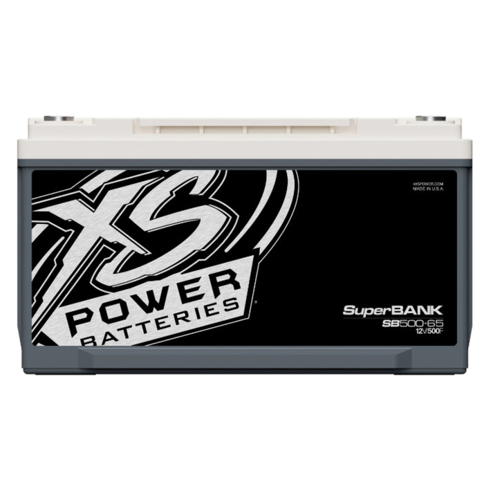 XS Power 12V AGM Super Capacitor Bank 4000W 500 Farad 10000A Group 65 SB500-65