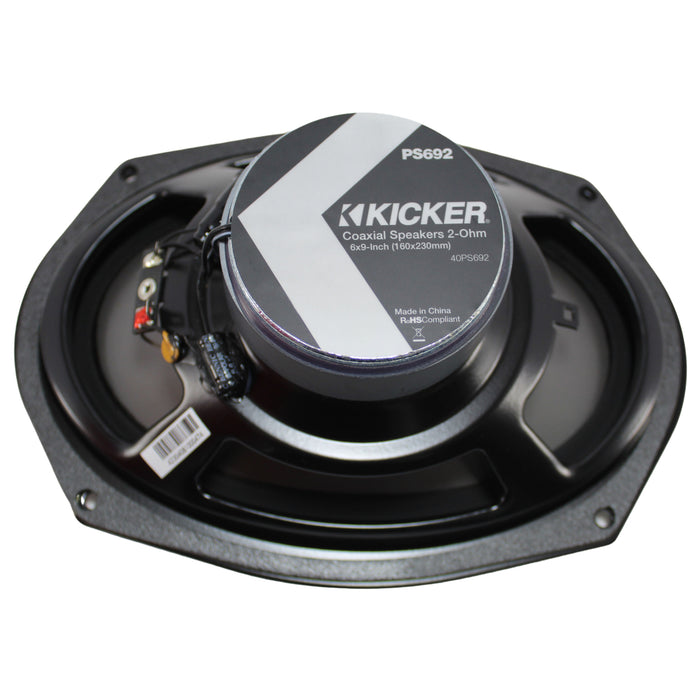 Kicker PS series Powersport 6x9" Coaxial Speakers 2 Ohm 180W Peak 40PS692 (Pair)