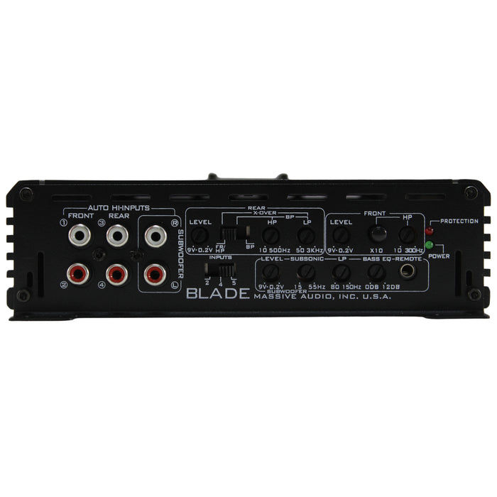 Massive Audio Blade 5-Channel 1.5K-Watt 2-Ohm Full Range Amplifier BPX15005