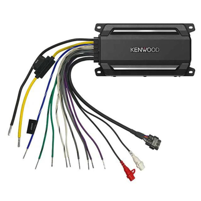Kenwood Class D 4 Channel 2 ohm 600 Max Bluetooth Power Marine Amplifier