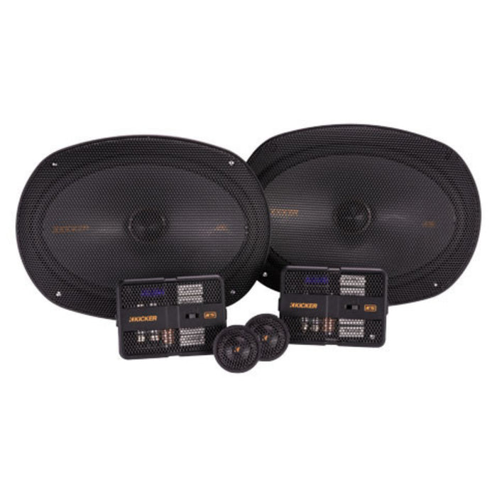Kicker KS Series 6"x9" 4 Ohm 125 Watts Component Speaker System 51KSS6904
