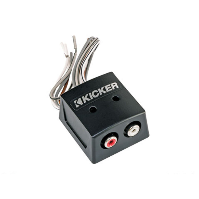 Kicker 2 Channel Speaker Wire to RCA Line Converter with LOC 46KISLOC