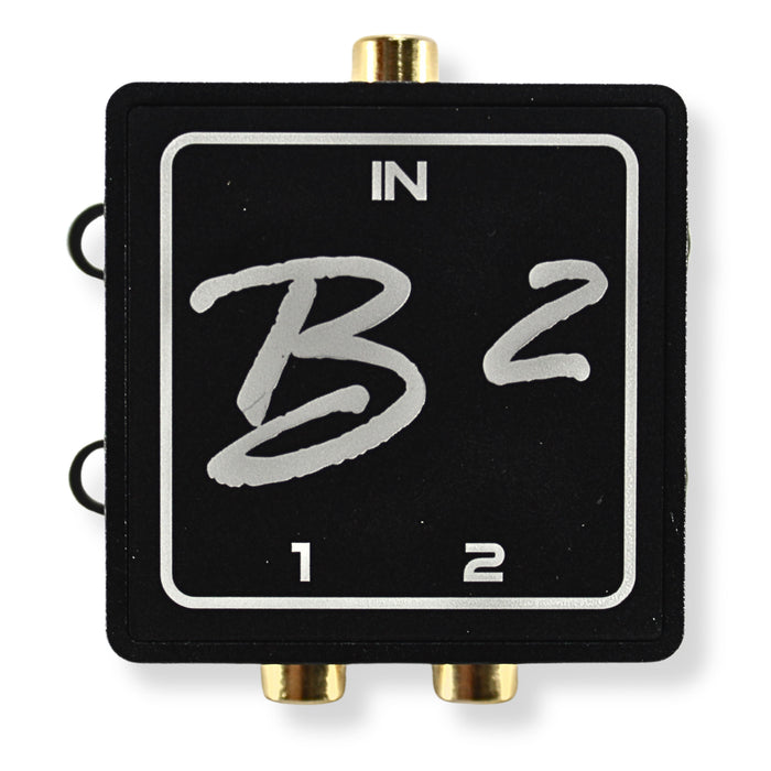 B2 Audio 1-to-2 Pair Cockbox RCA Splitter Distribution Block
