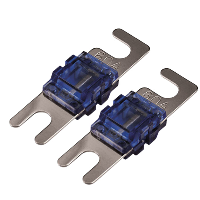 Kicker Pair Of 60 AMP Platinum Plated AFS High AMP Fuses