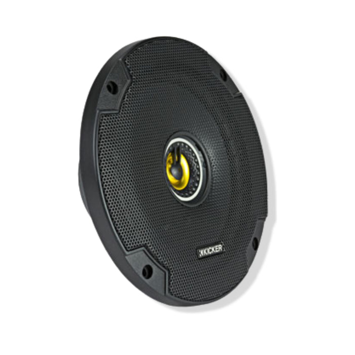 Kicker 6.5" Coaxial 2 Way Speakers 300W Peak 4 Ohm Car Audio Black Pair 46CSC654
