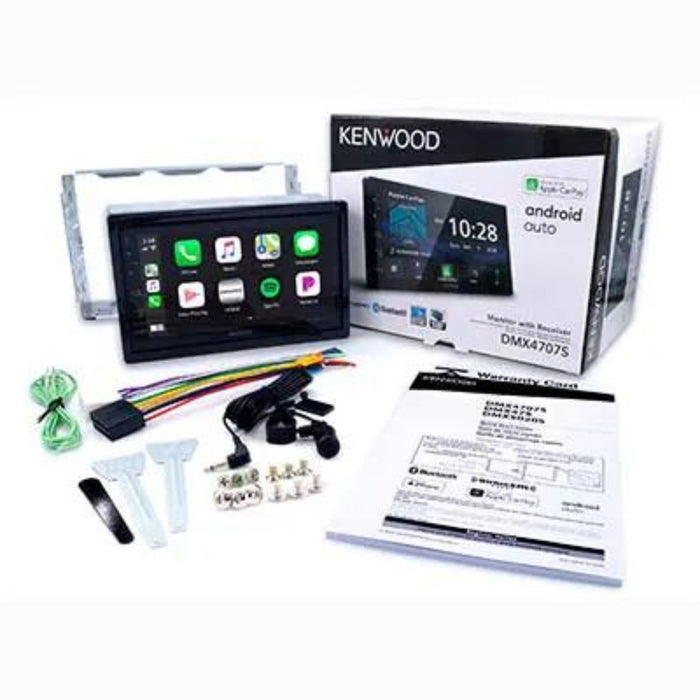 Kenwood Multi Media Receiver DMX4707S Plus Kenwood Rear View Camera KW-CMOS-230