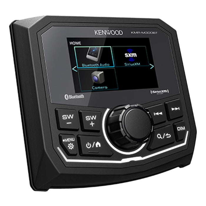 Kenwood 2.7" BT MP3 USB AM/FM Marine IPX6 Digital Media Receiver KMR-M300BT