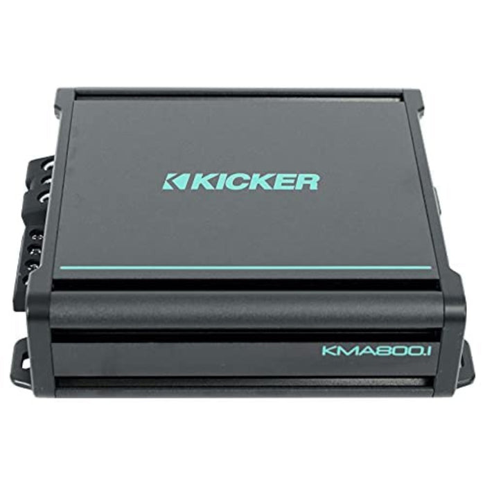 Kicker 800 Watt Mono-Channel 1 Ohm Class D Marine Amplifier 48KMA8001