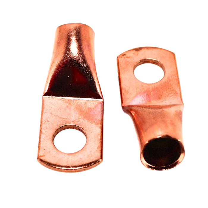 Installation Solution 5/16" Copper Ring Terminal Lugs  w/ heat shrink 0 ga