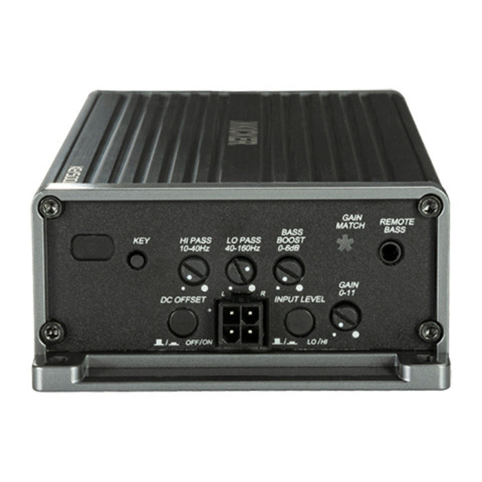 Kicker Smart Monoblock Subwoofer Amplifier Bass Boost 500W 1/2/4Ohm +Install Kit