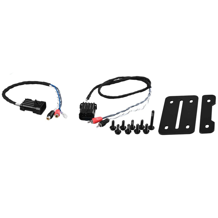 DS18 10" 1200W Carbon Fiber Subwoofer Loaded Glove Box Enclosure For RZR 2014-22