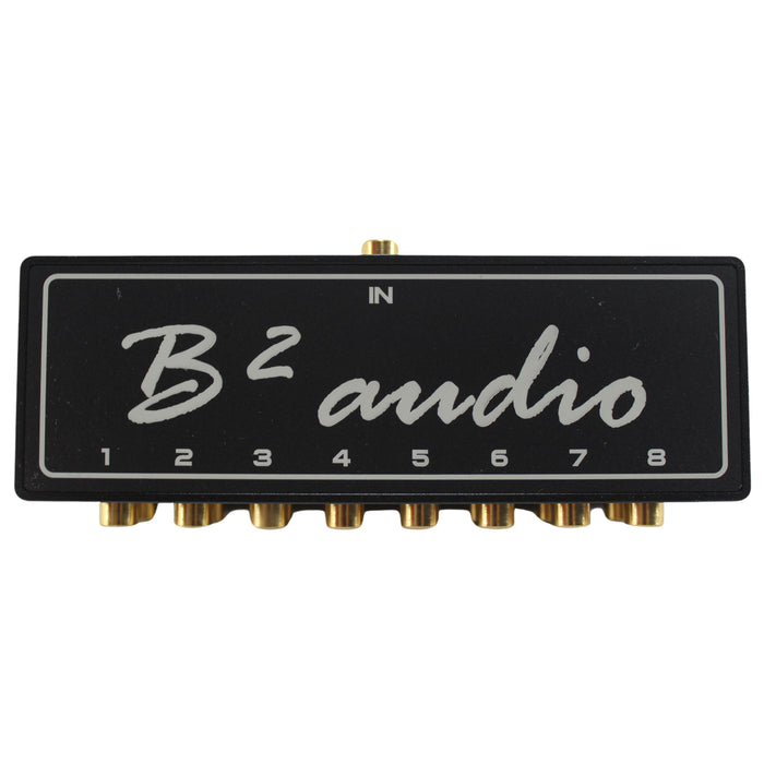 B2 Audio 1-to-8 Pair Cockbox RCA Splitter Distribution Block