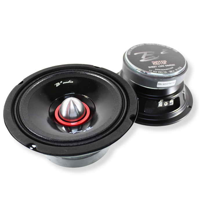 B2 Audio RIOT Pair of 6.5" 4-Ohm 100W RMS UV/Water Resistant Speakers RIOT6P