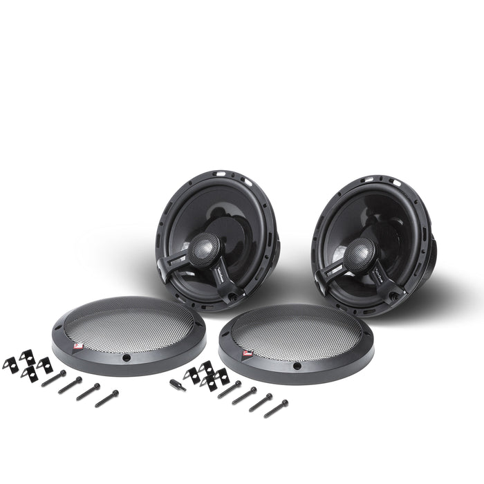 2x Rockford Fosgate Car Audio 6.5" Fullrange Speakers 300W 4 Ohm Euro Fit T1650
