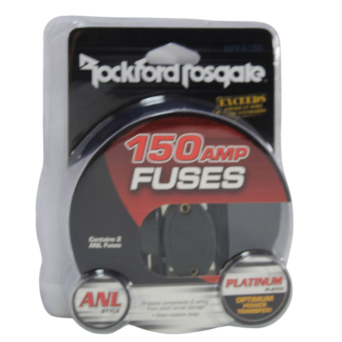 Rockford Fosgate 150 Amp ANL Fuse Platinum Finish (2-Pack) RFFA150