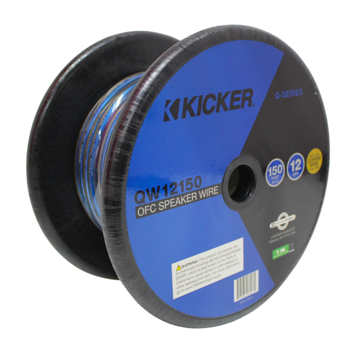 Kicker 12 AWG Silver Tinned 100% Oxygen Free Copper Blue/Gray Speaker Wire Lot