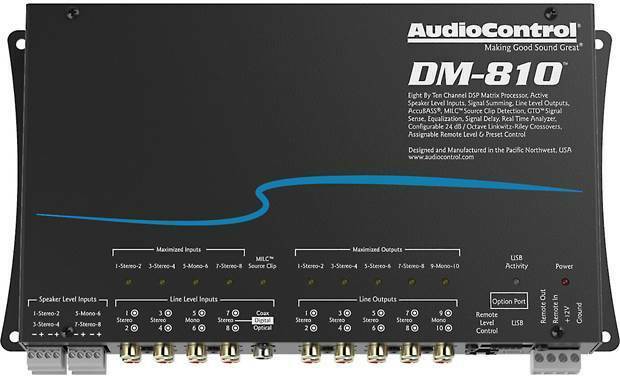 AudioControl Premium 8 Input 10 Output DSP Matrix Processor DM-810