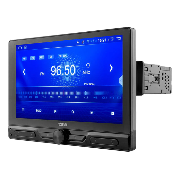DS18 10.5" Bluetooth Radio 1DIN Mirror-Link USB/SD/AUX + Remote & DSP DDX10.5AD