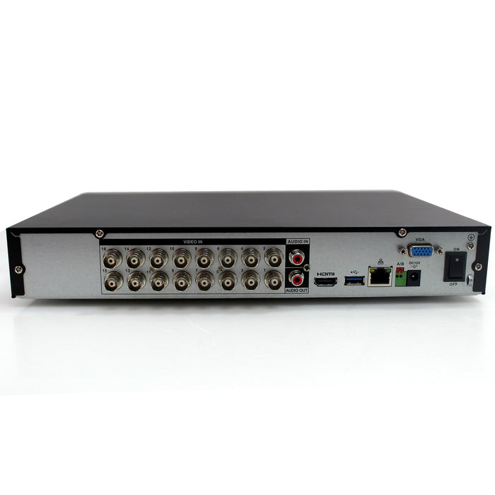 Dahua 16Ch CCTV Recorder DVR/XVR 5MP/1080P H.265+ Mini 1U 1HDD HDCVI/AHD/CVBS/IP