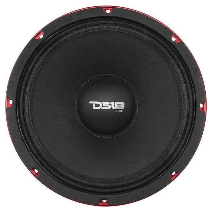 DS18 Car Audio 12" Midbass Loudspeaker 1400 Watt 4 Ohm Red Basket PRO-EXL124MB