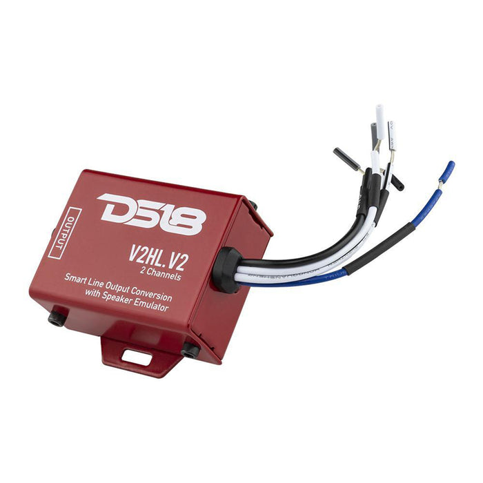 DS18 2 Channel High/Low Smart Line Output Conversion w/ Speaker Emulator V2HL.V2