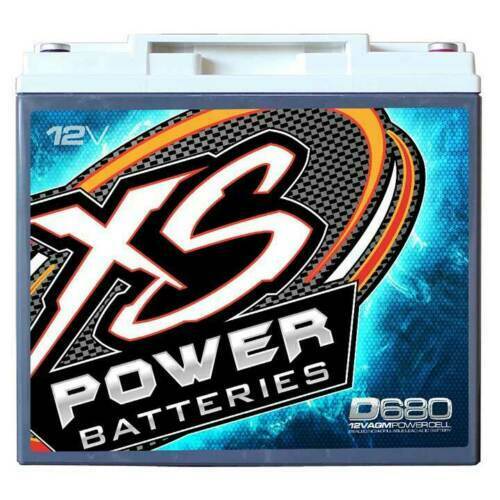 XS Power 12V Compact Pro Car Audio Starting Battery AGM 20 Amp Hours D680