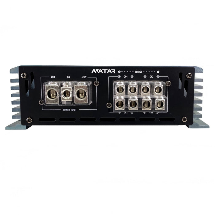 Avatar ATU-1000.4 4 Channel Class AB 1000 Watt Amplifier Tsunami Series