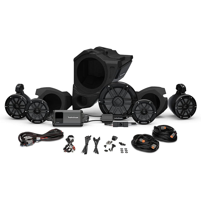 Rockford Audio Upgrade Kit for Polaris RZRs 4 Speakers, Amp & 10" Subwoofer
