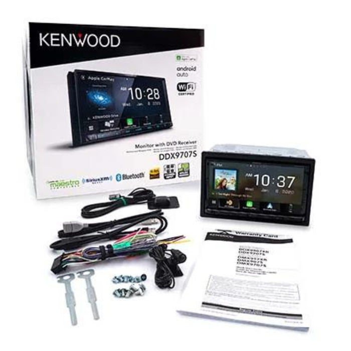 Kenwood DDX9707S DVD receiver & Kenwood CMOS-130 Universal backup camera