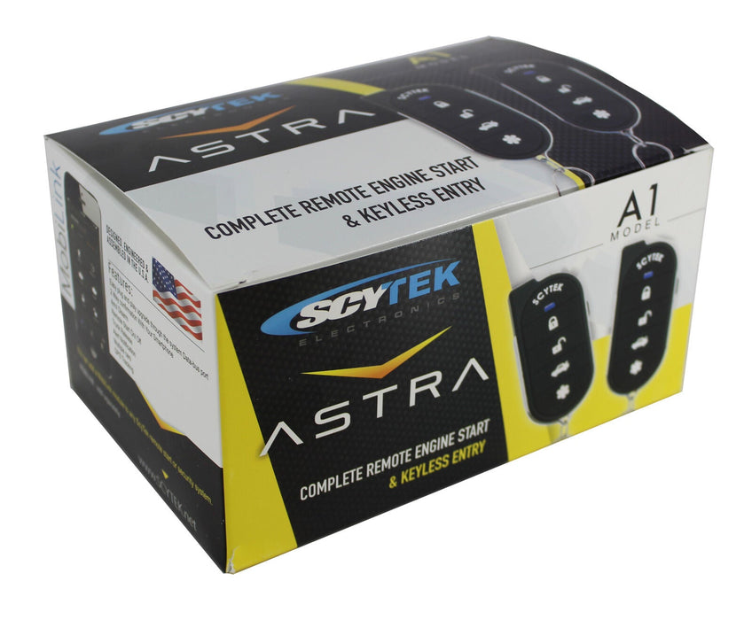 ScyTek A1 1 Button Remote Engine Start + G3 Mobilink GPS Tracker w/ App