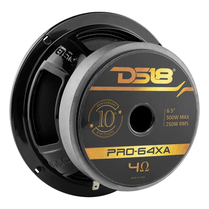 DS18 Special Edition 6.5" Midrange 4 Ohm 500W Loud Car Speaker PRO-64XA