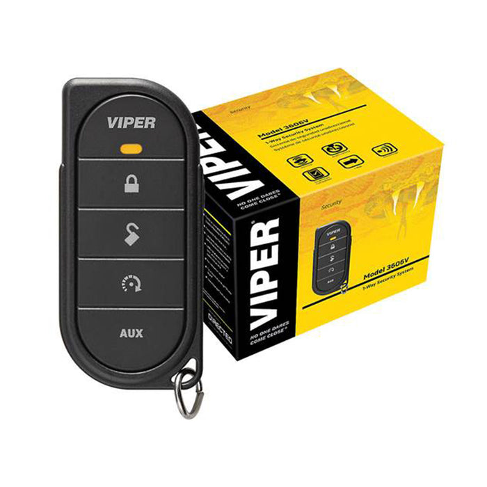 Viper 1 Way -1 Remote Security System with 1/2 Mile Range + 2 Door Locks 3606V