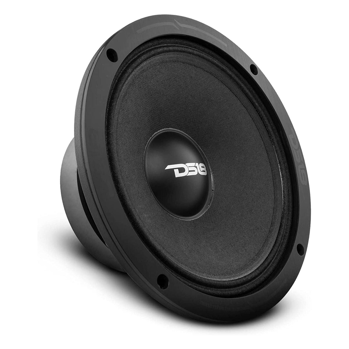 DS18 Pro Car Audio 8" Motorcycle MidRange Speaker 700W 8 Ohm Black PR