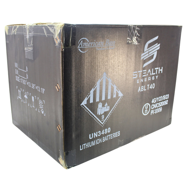 American Bass Stealth Energy Lithium Titanate Battery 13.8v 40AH ABLT40