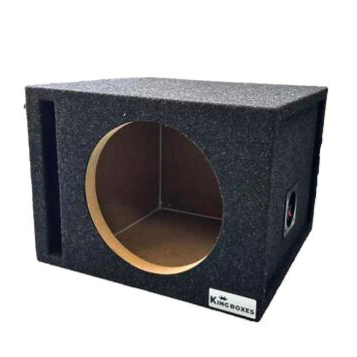 King Boxes 10" Single Ported Carpeted Universal Subwoofer Box S10V