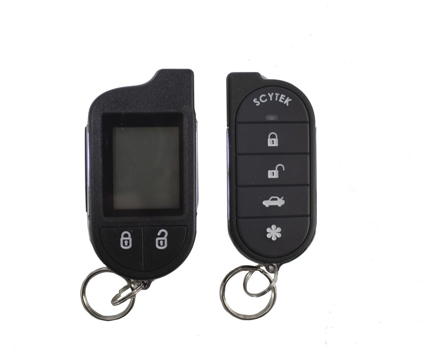 2 Way Car Alarm Security System w/ 4 Door locks Keyless Entry G777