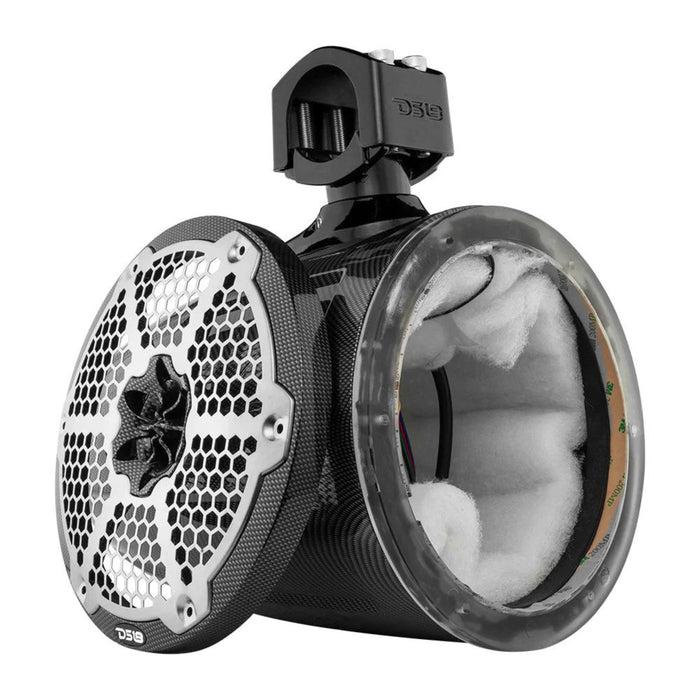 DS18 HYDRO CF-X8TP.NS 8" Marine Tower with Integrated RGB-LED, No Speakers