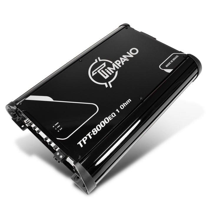 Timpano 8000W 1 Ohm Mono Full Range Car Class D Audio Amplifier TPT-8000EQ 1 Ohm
