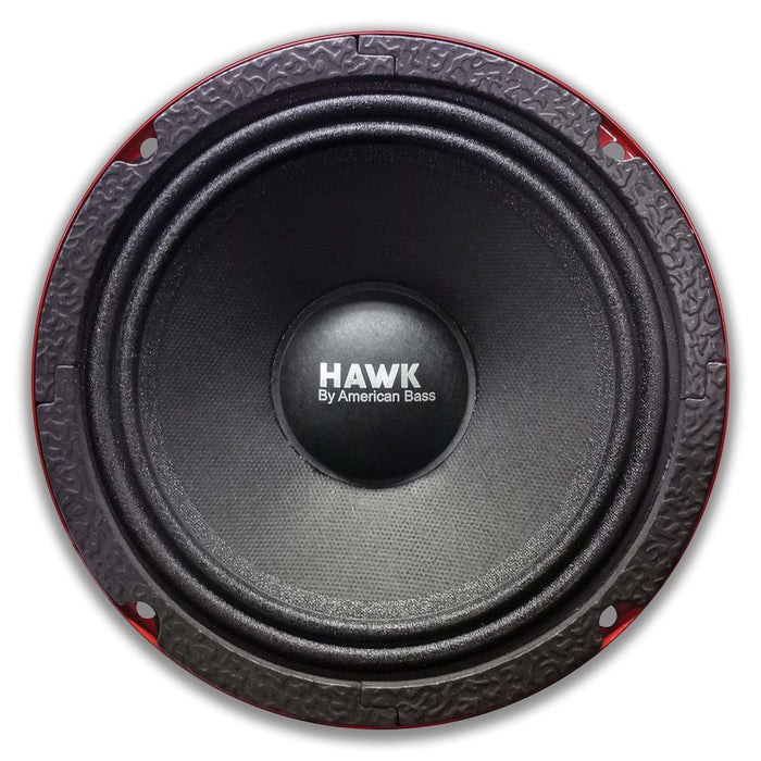 American Bass Pro Car Audio 6.5 Midrange Speaker 500 Watt 4 Ohm HAWK65